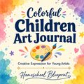 Colorful Children's Art Journal Homeschool