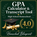 GPA Calculator and Transcript Tool Homeschool