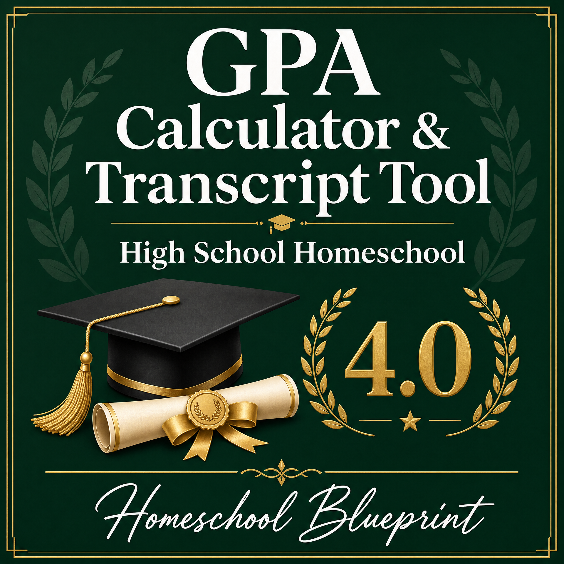 GPA Calculator and Transcript Tool Homeschool