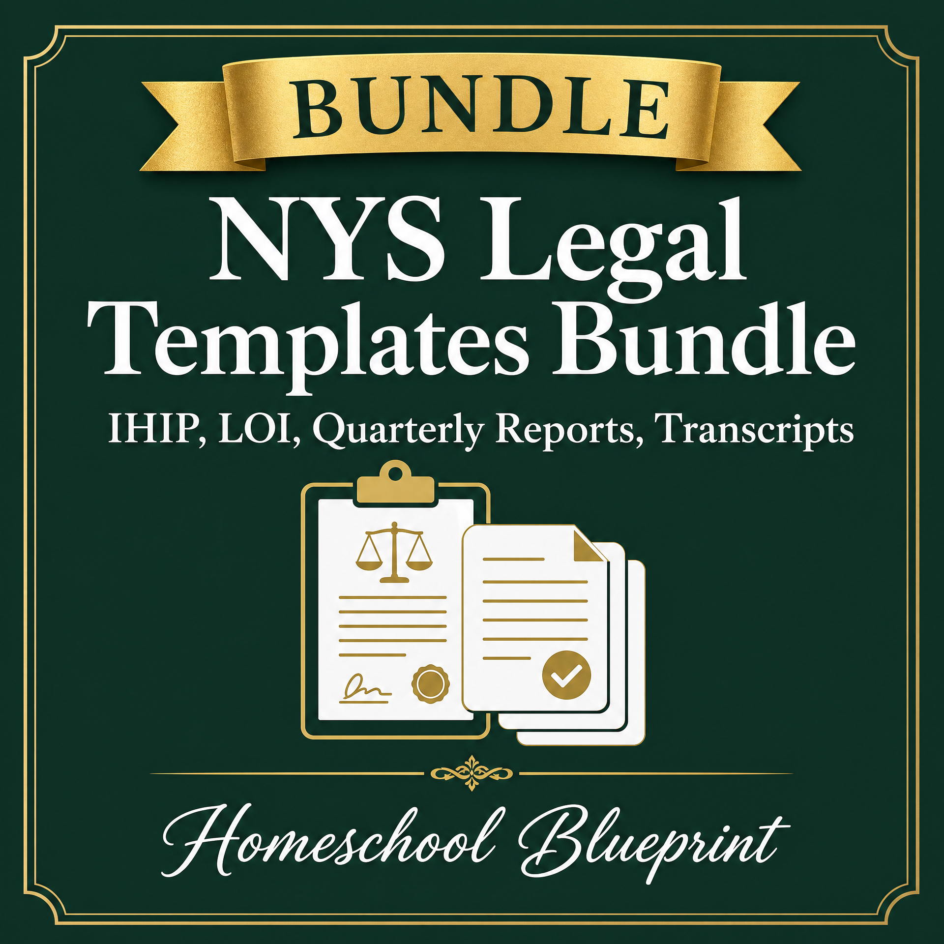 NYS Legal Templates Bundle Homeschool