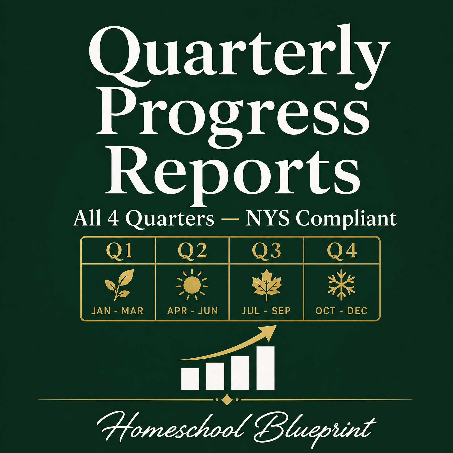 Quarterly Progress Reports NYS Homeschool